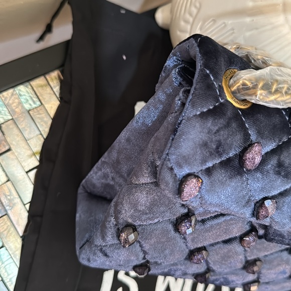 Kurt Geiger London
Mini Kensington Velvet Tonal Jewel Crossbody Bag - Picture 6 of 16